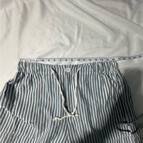 dRA Los Angeles Striped Cotton Parachute Pants & Top Set – Size L Quiet Luxury - Picture 10 of 16